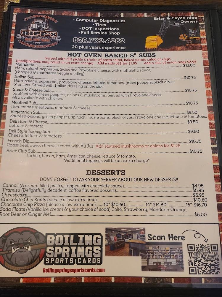The Brick Pizzeria Menu image 4